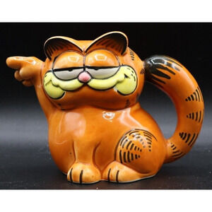 Vintage 1981 Enesco Garfield I Love Moo Juice Ceramic Creamer